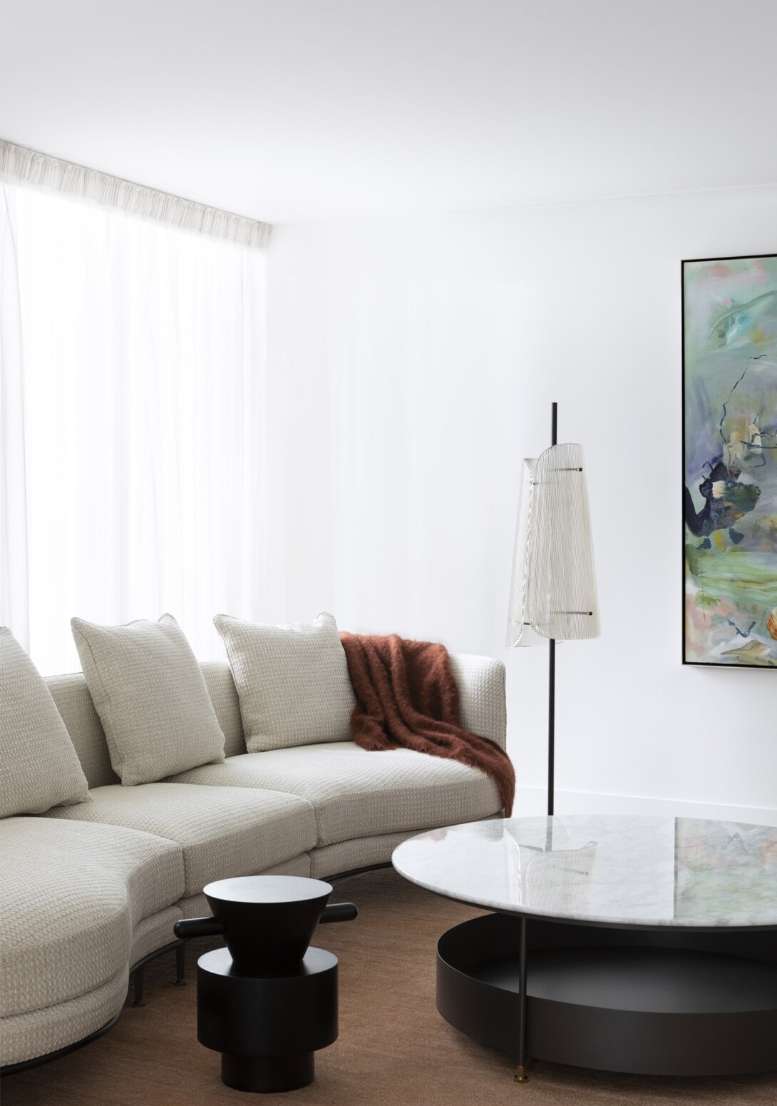 Bent Two Floor Lamp