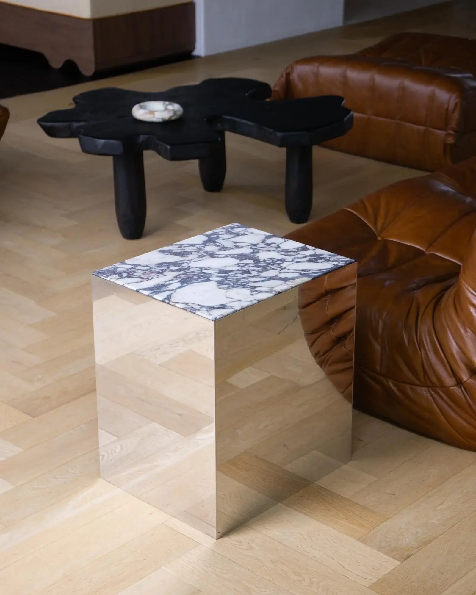 Milano Chrome Side Table