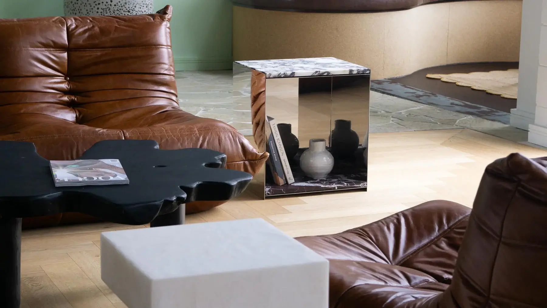 Milano Chrome Side Table