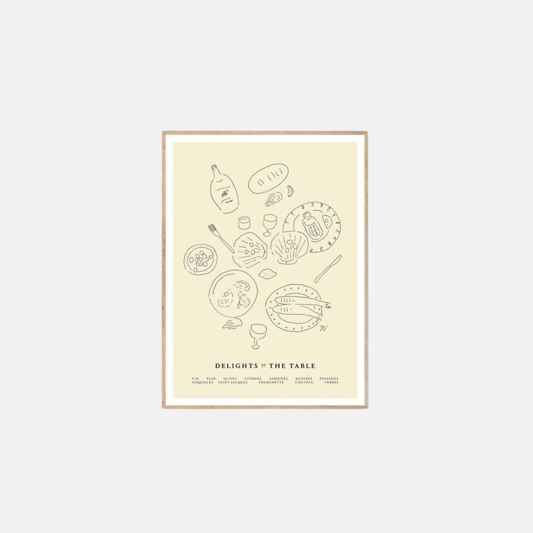 Delights at the Table Print